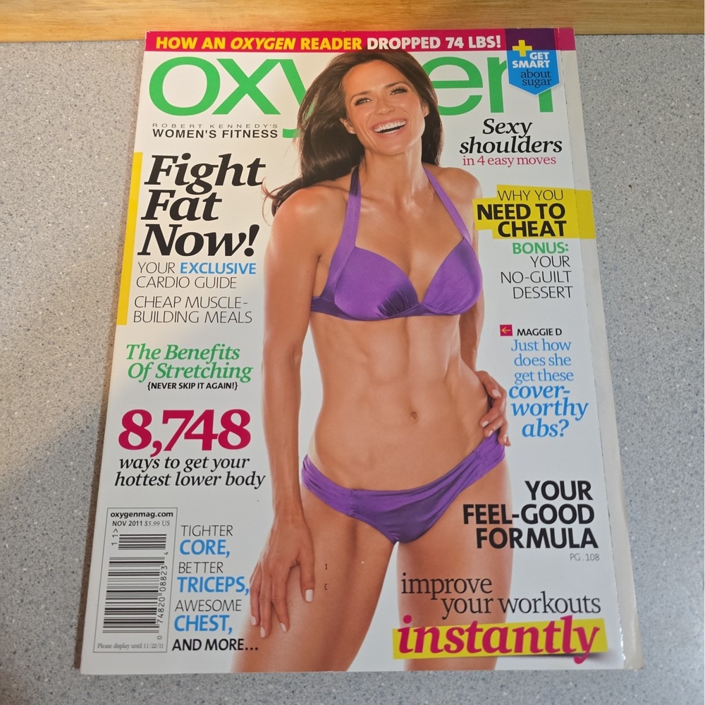 2011 November Oxygen Magazine Maggie Diubaldo Tosca Reno 2011 NPC Las Vegas